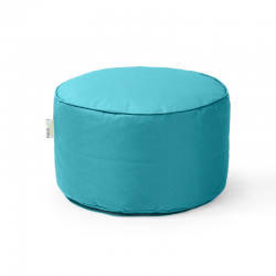 Pufas Footrest, Turquoise