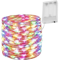 Girlianda 100 LED, spalvota