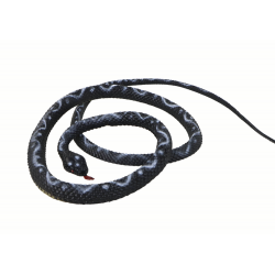 Guminė gyvatė, juoda, 130 cm