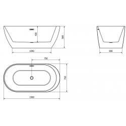 Vonia Mexen Livia, 150x75...