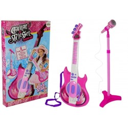 Žaislinė gitara su mikrofonu