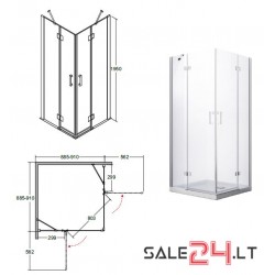 BESCO VIVA 90 x 90 x 195...